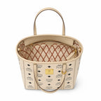 MCM Toni Visetos Series Mini Basket Tote Bag