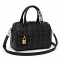 MCM Ella Visetos Boston Bag