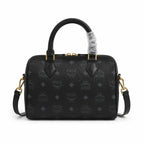 MCM Ella Visetos Boston Bag