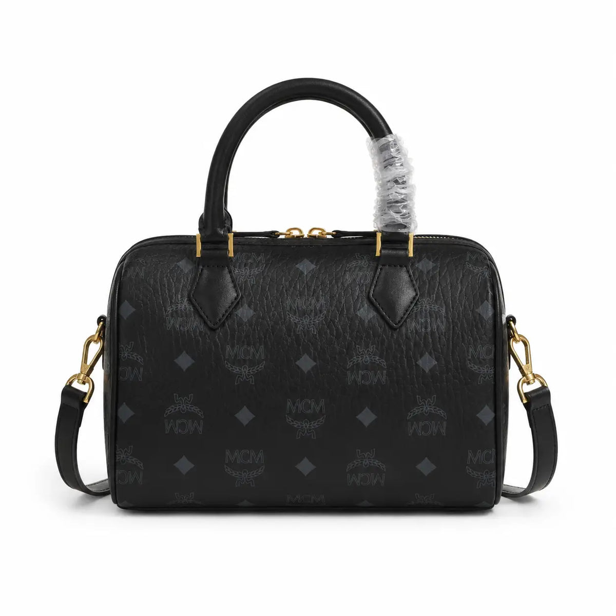 MCM Ella Visetos Boston Bag
