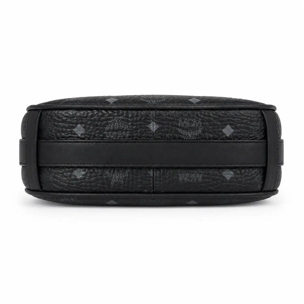 MCM Aren Series Crescent Shoulder Bag