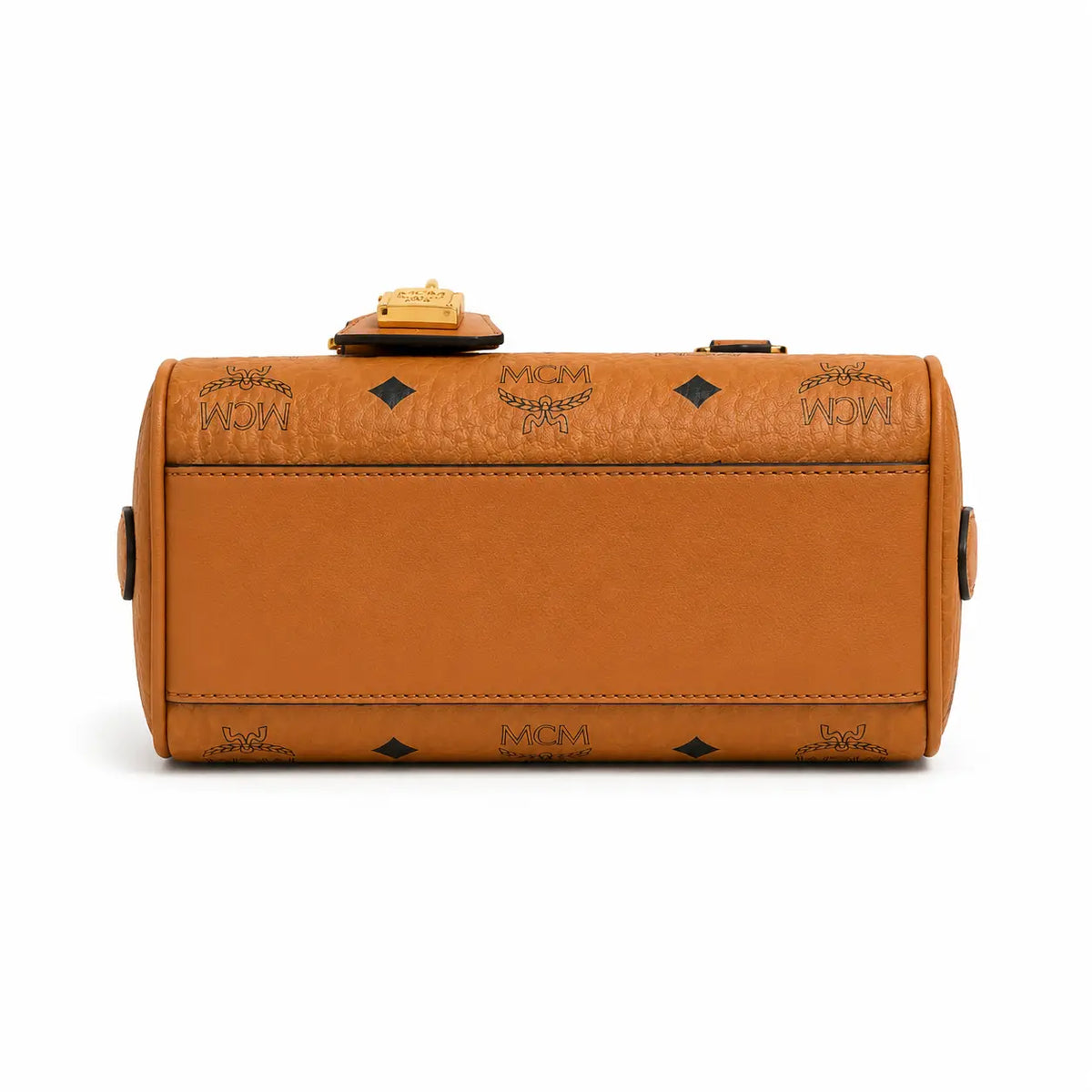 MCM Ella Visetos Series Mini Boston Bag