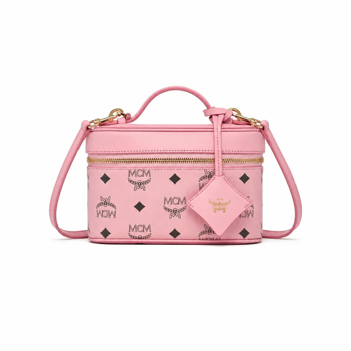 MCM Aren Visetos Series Mini Box Bag