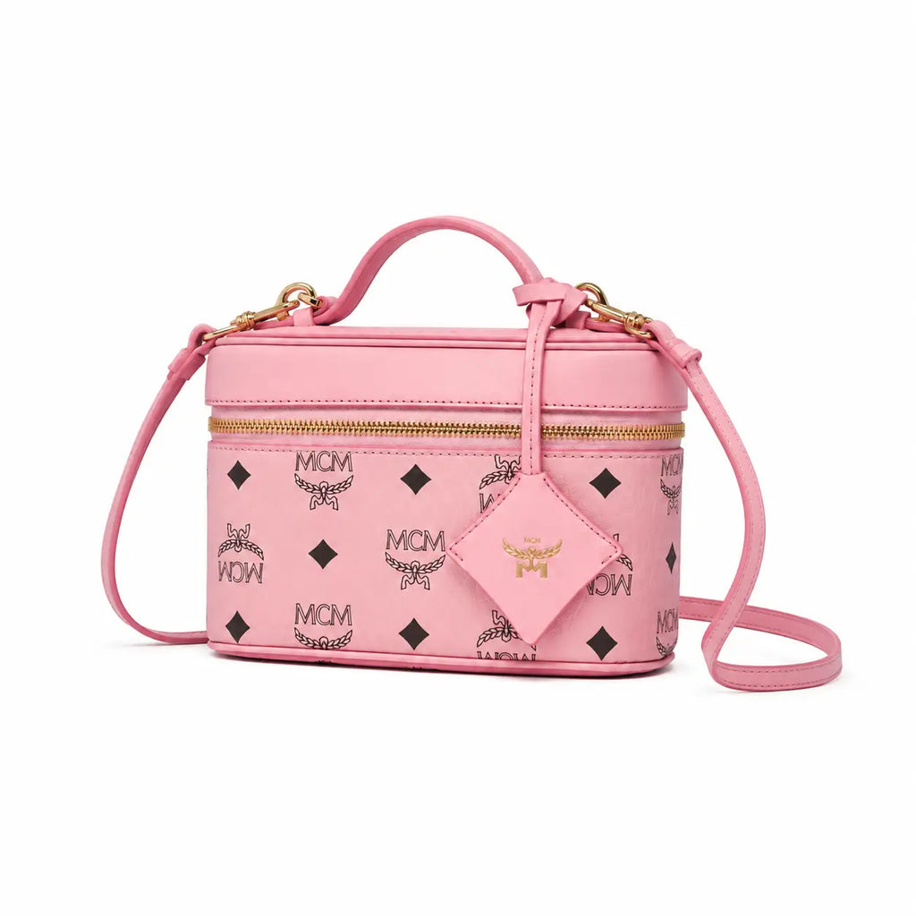MCM Aren Visetos Series Mini Box Bag