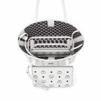 MCM Liz Visetos Series Small Reversible Tote Bag (with Pouch) — White