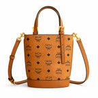 MCM Aren Visetos Series Mini Bucket Bag