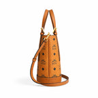 MCM Aren Visetos Series Mini Bucket Bag