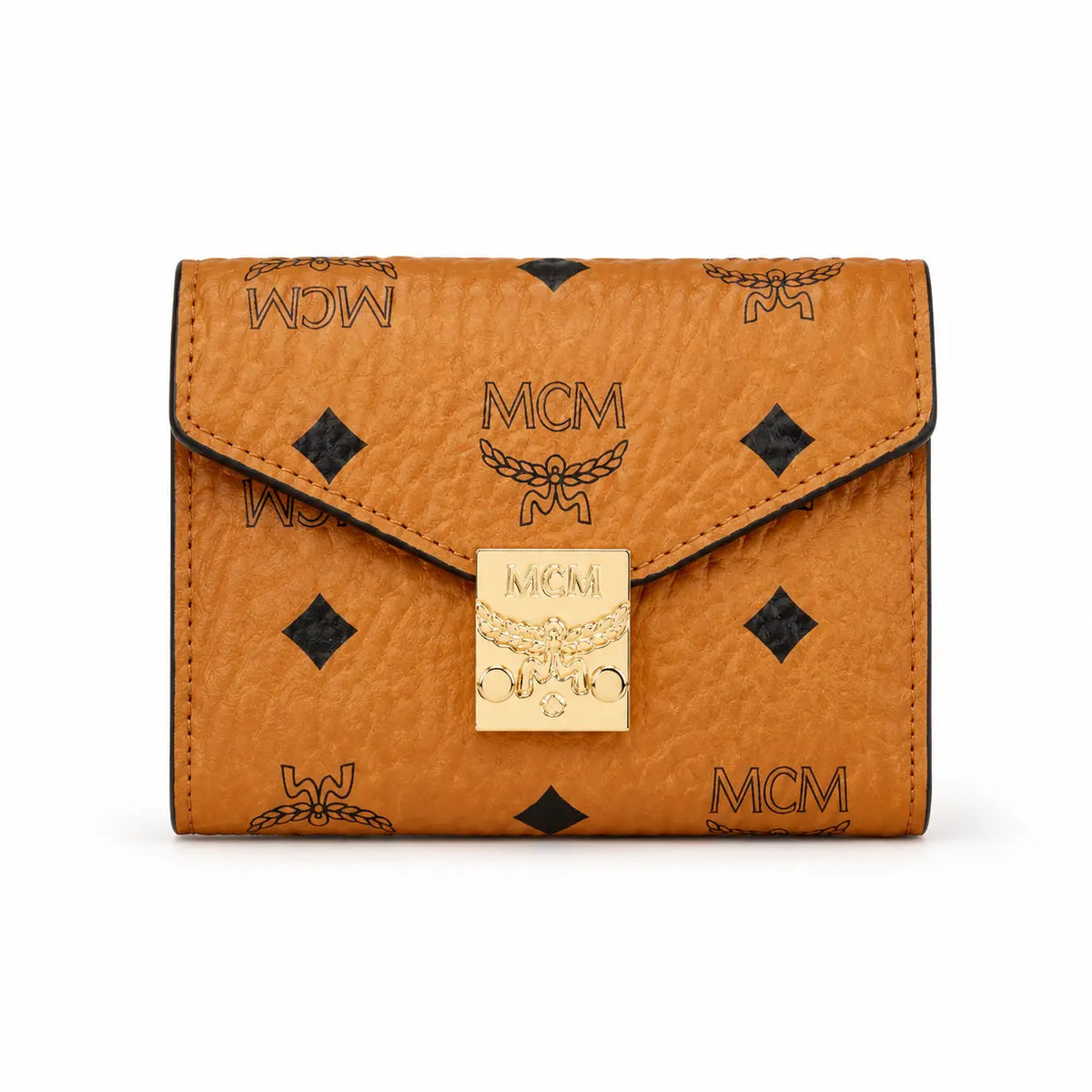 MCM Patricia Visetos Tri-fold Wallet