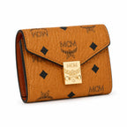 MCM Patricia Visetos Tri-fold Wallet