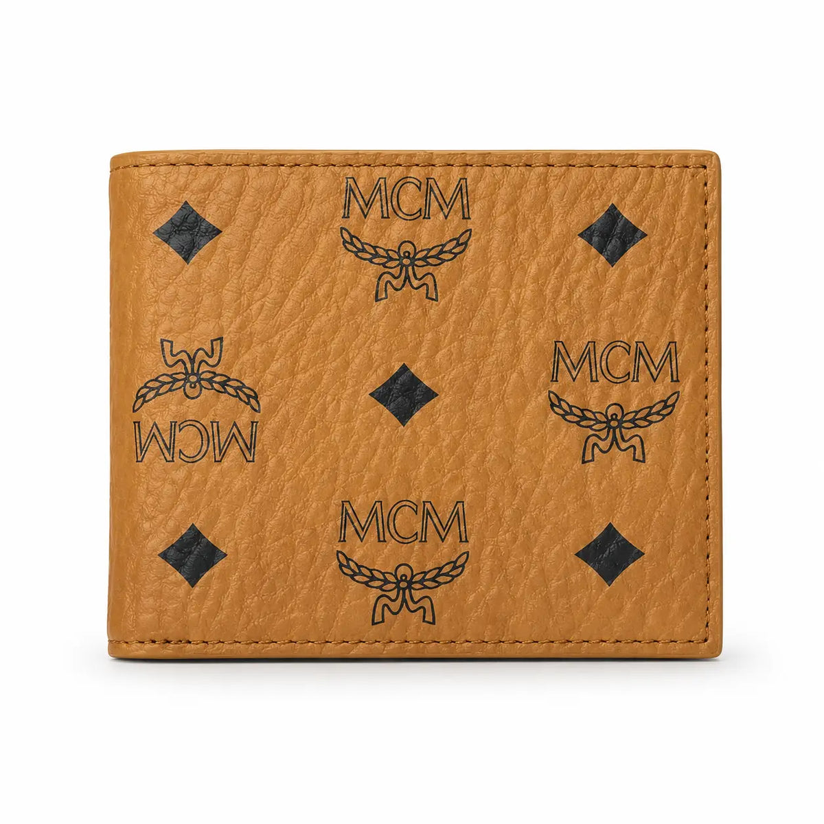 MCM Visetos Men's Short Bi-fold Wallet