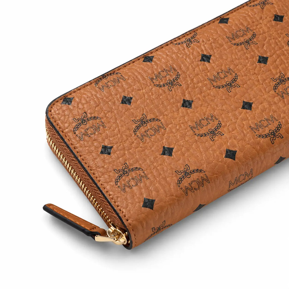 MCM Visetos Long Zip-Around Wallet
