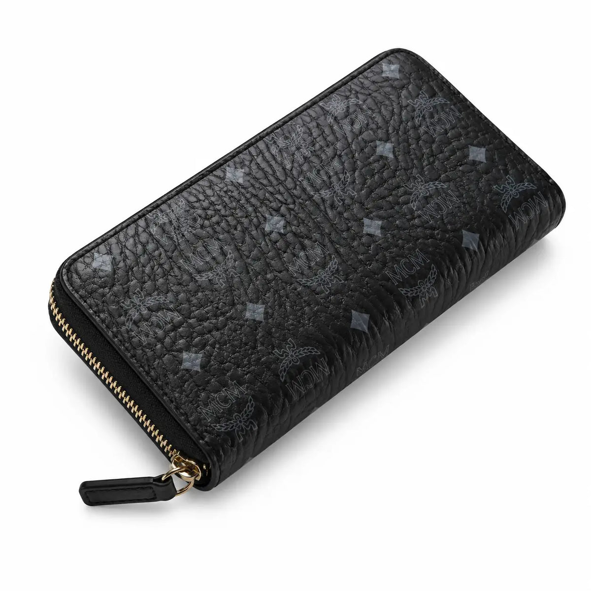 MCM Visetos Long Zip-Around Wallet