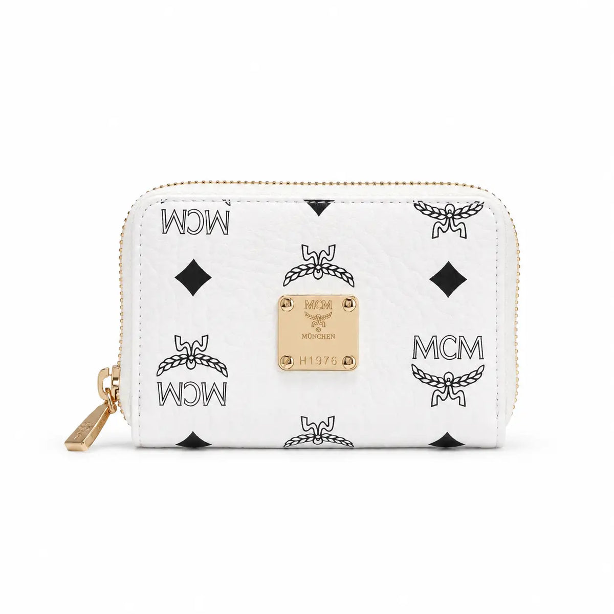 MCM Stark Mini Zip Wallet