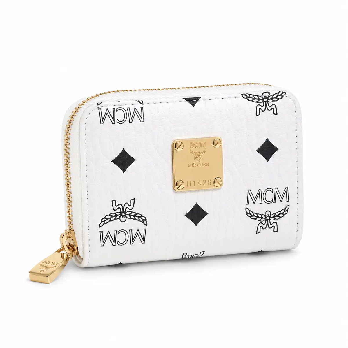 MCM Stark Mini Zip Wallet