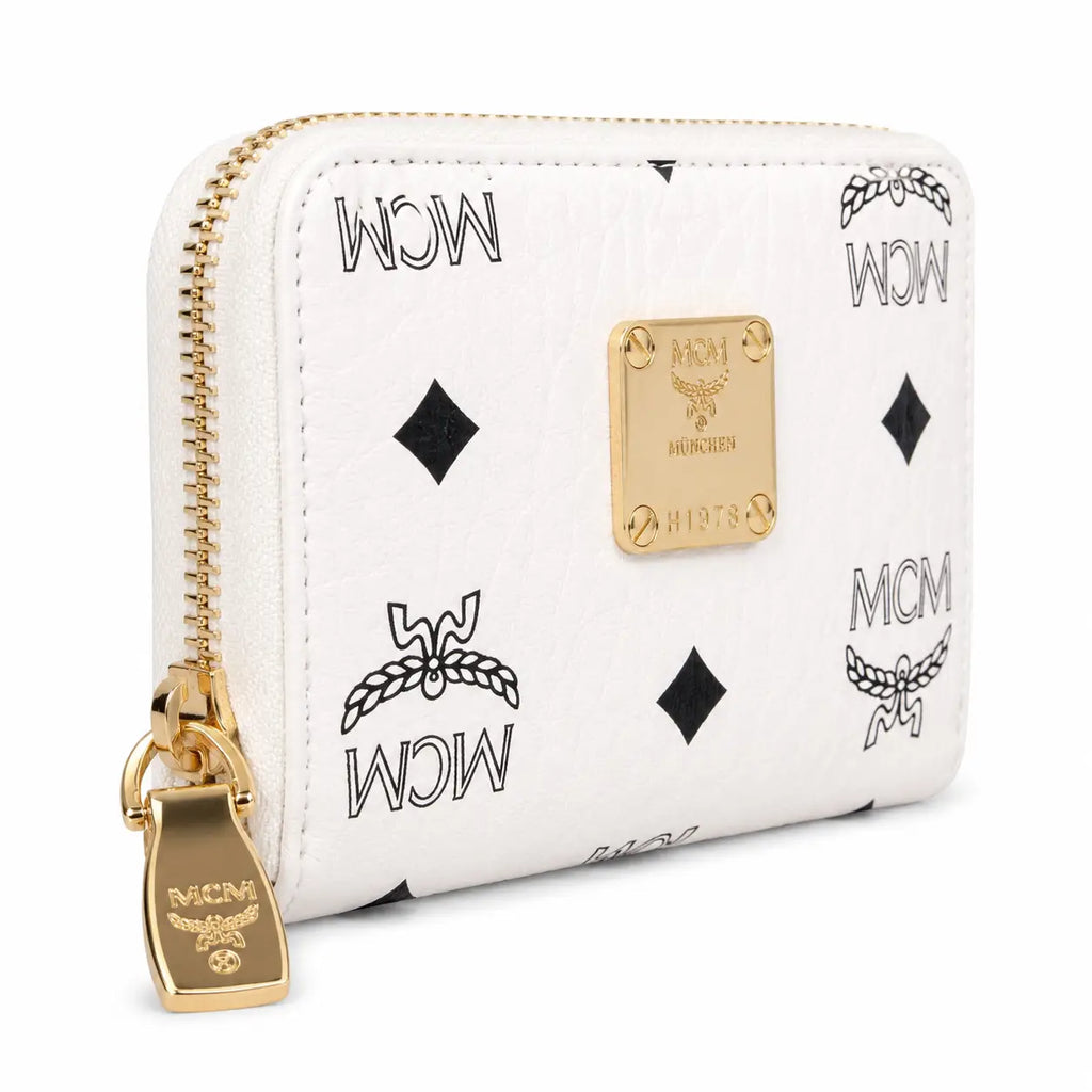 MCM Stark Mini Zip Wallet