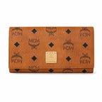 MCM Visetos Original Long Wallet – Cognac