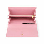 MCM Visetos Original Long Wallet - Pink