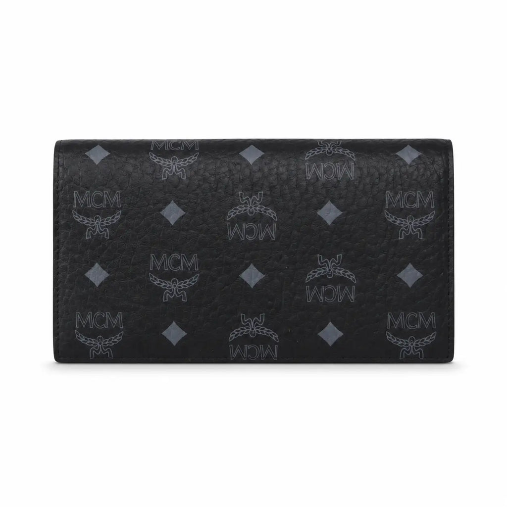 MCM Visetos Original Long Wallet – Black