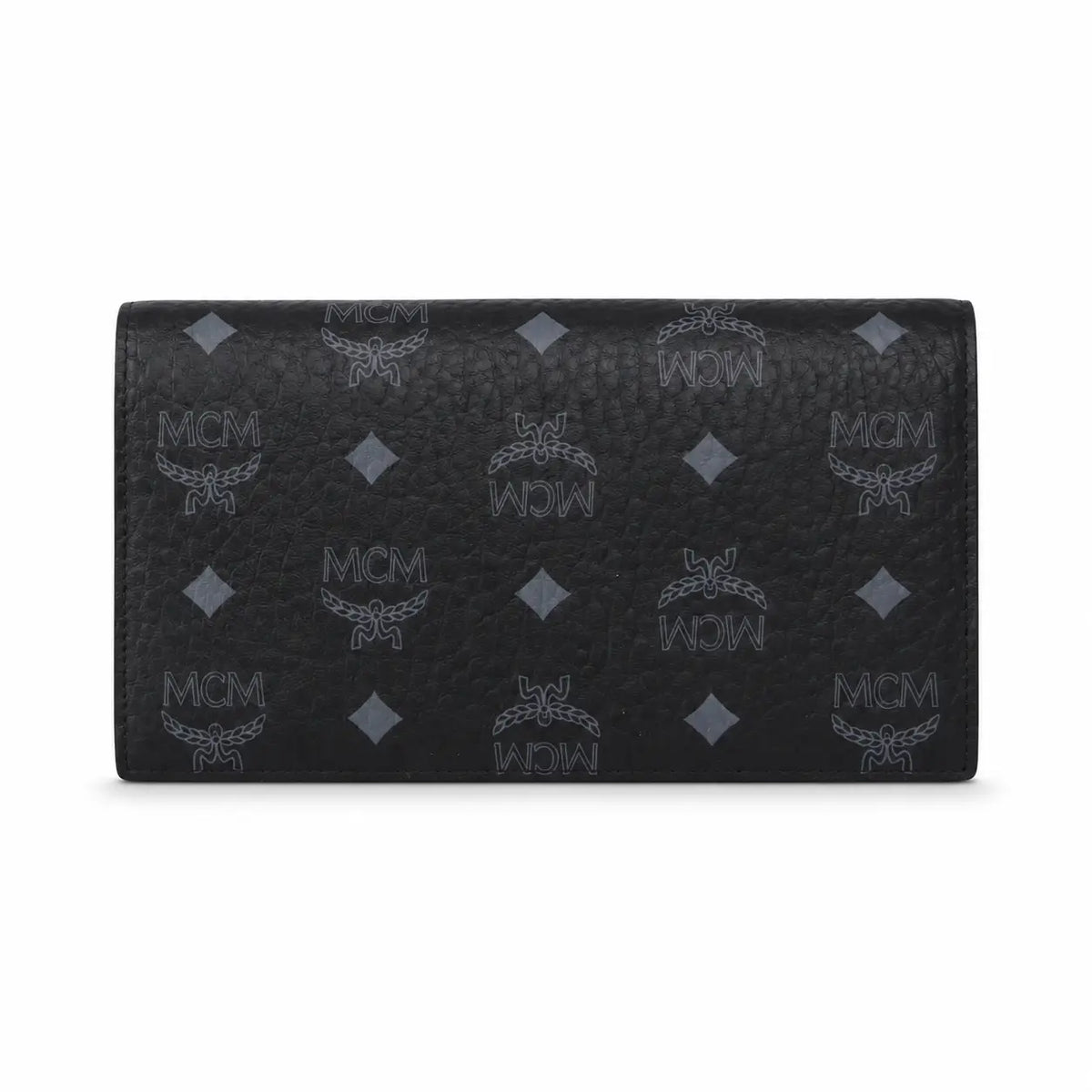 MCM Visetos Original Long Wallet – Black