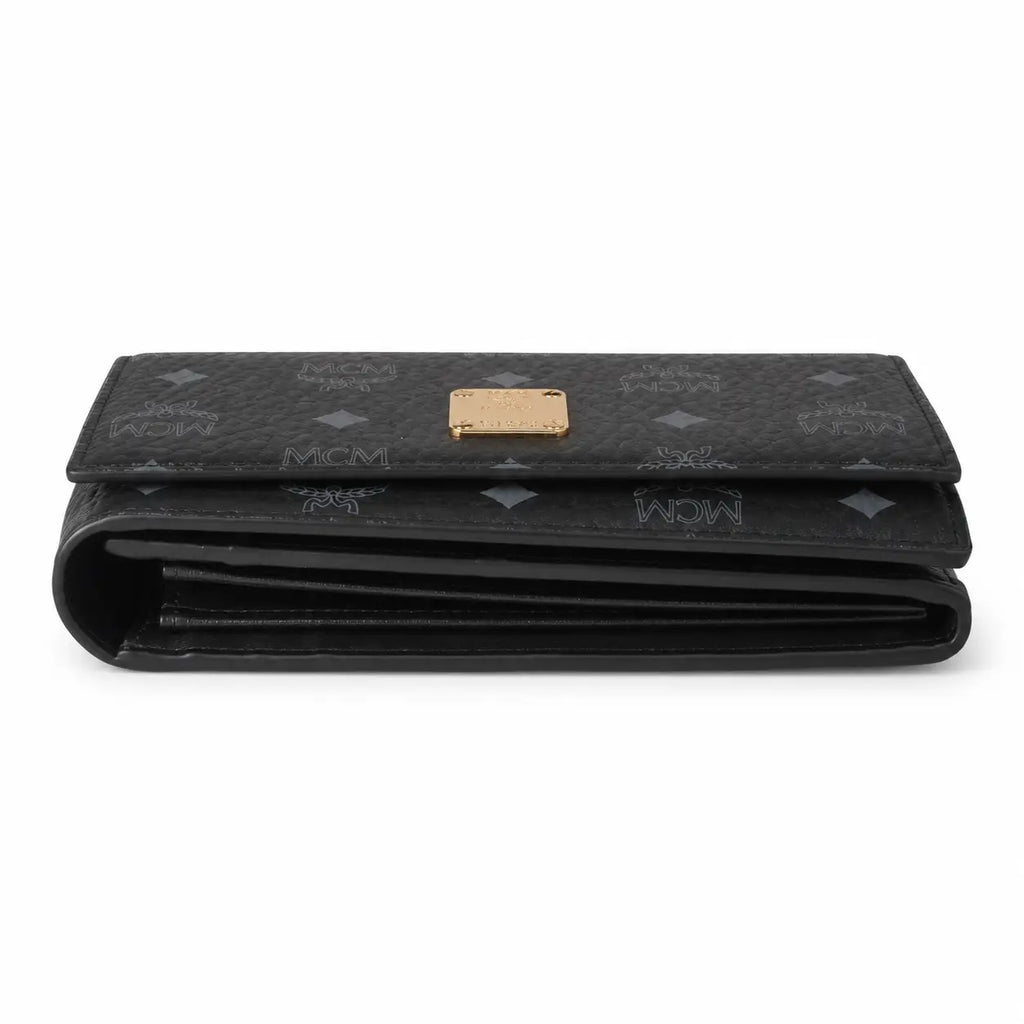 MCM Visetos Original Long Wallet – Black