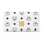 MCM Visetos Original Long Wallet – White