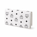MCM Visetos Original Long Wallet – White