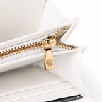 MCM Visetos Original Long Wallet – White