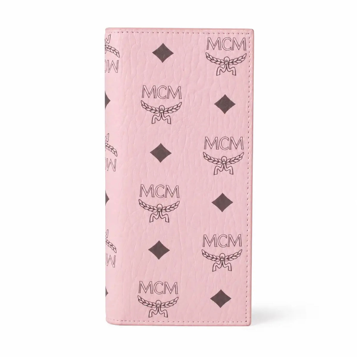 MCM Visetos Original Long Wallet - Pink
