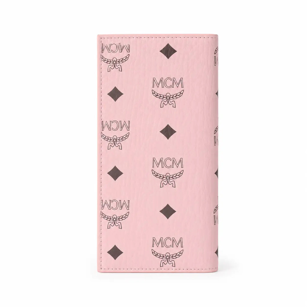 MCM Visetos Original Long Wallet - Pink