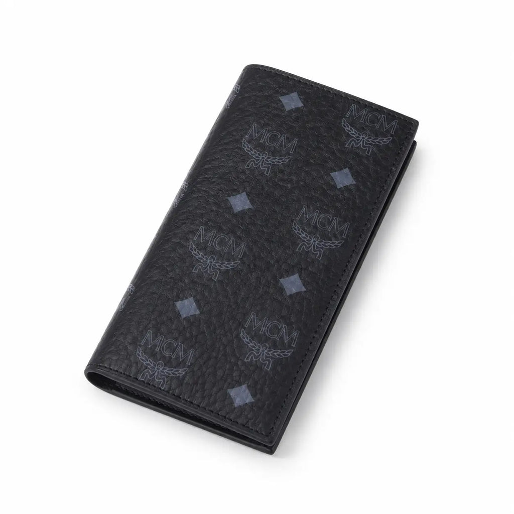 MCM Visetos Original Long Wallet – Black