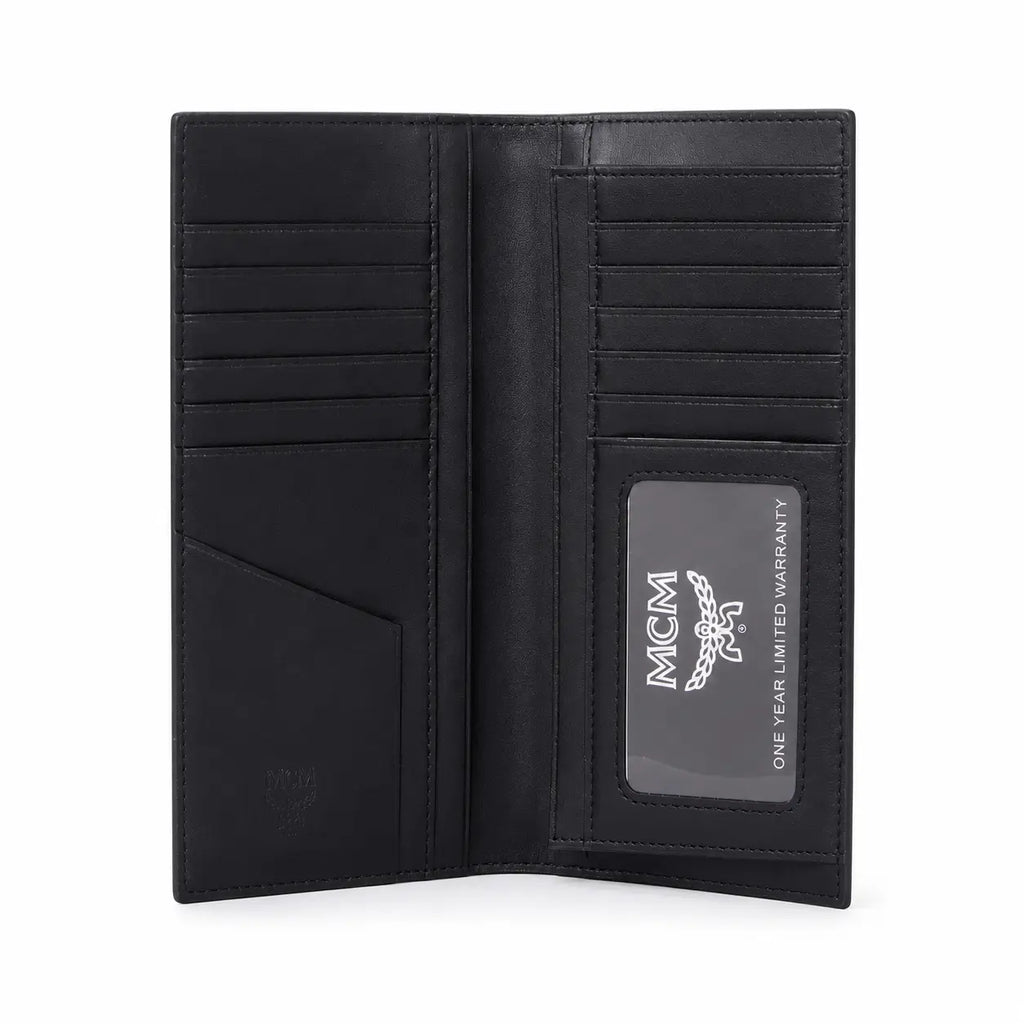 MCM Visetos Original Long Wallet – Black