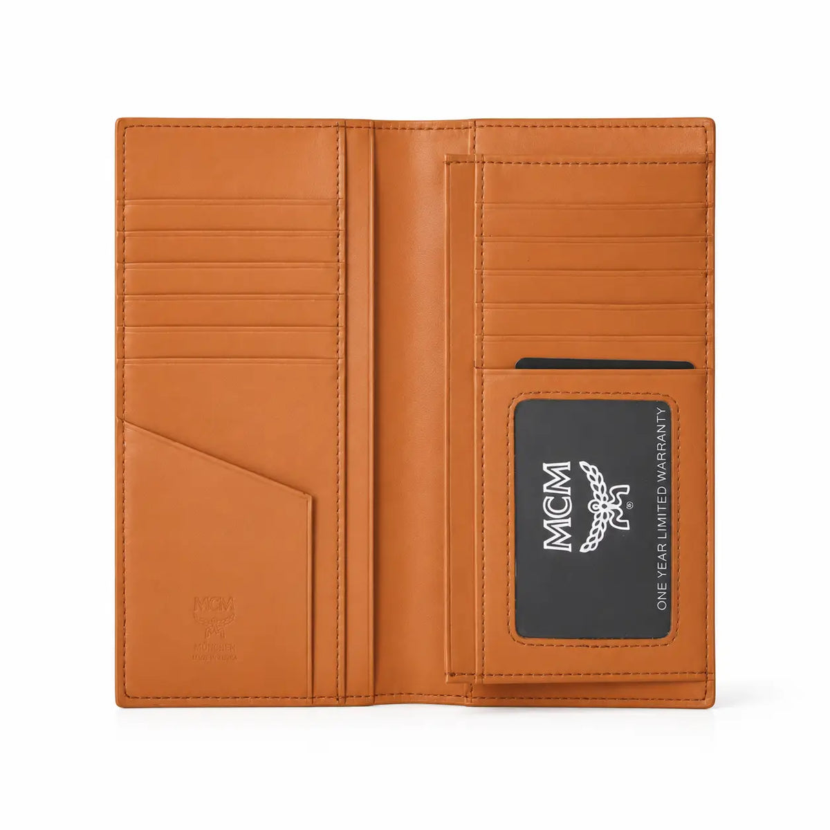 MCM Visetos Original Long Wallet – Cognac