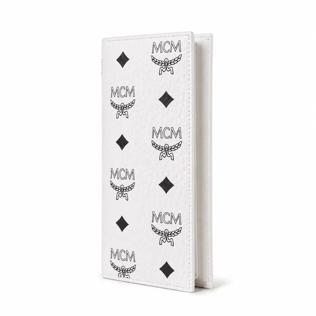 MCM Visetos Original Long Wallet – White