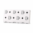 MCM Visetos Original Long Wallet – White