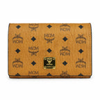 MCM Visetos Original Trifold Wallet – Cognac