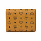 MCM Visetos Original Trifold Wallet – Cognac