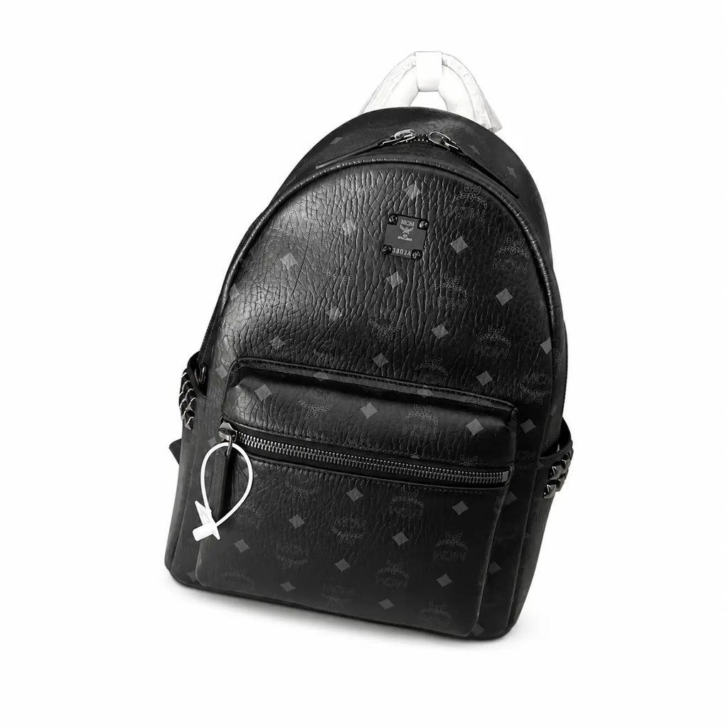 MCM Stark Series Medium Backpack (Black Knight Colorway)