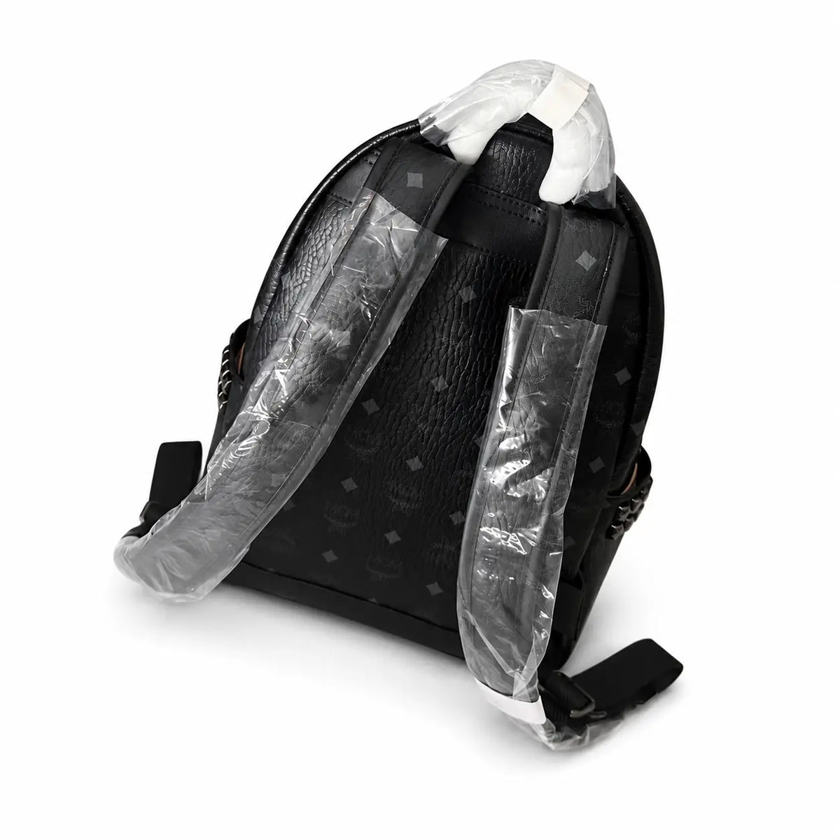 MCM Stark Series Medium Backpack (Black Knight Colorway)