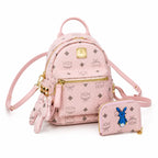 MCM Stark Series Ultra Mini Backpack (Peach Pink)