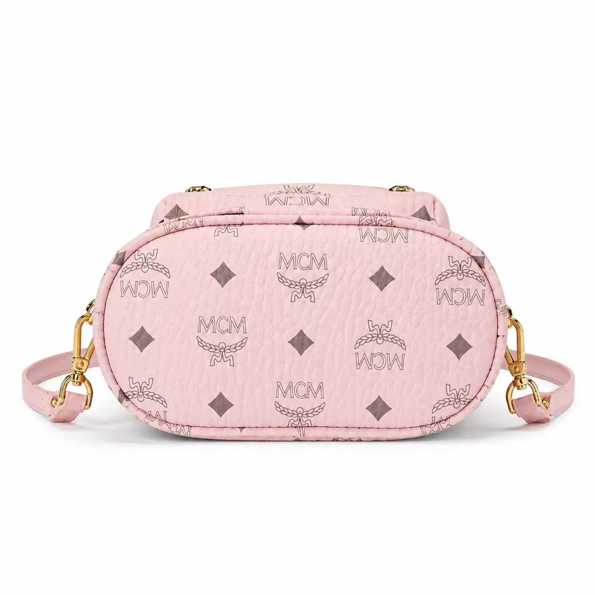 MCM Stark Series Ultra Mini Backpack (Peach Pink)