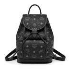 MCM Aren Visetos Series Mini Backpack (Black)