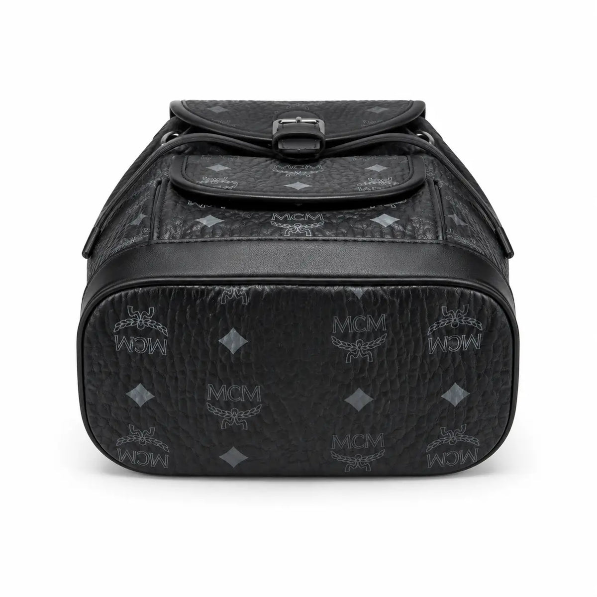 MCM Aren Visetos Series Mini Backpack (Black)