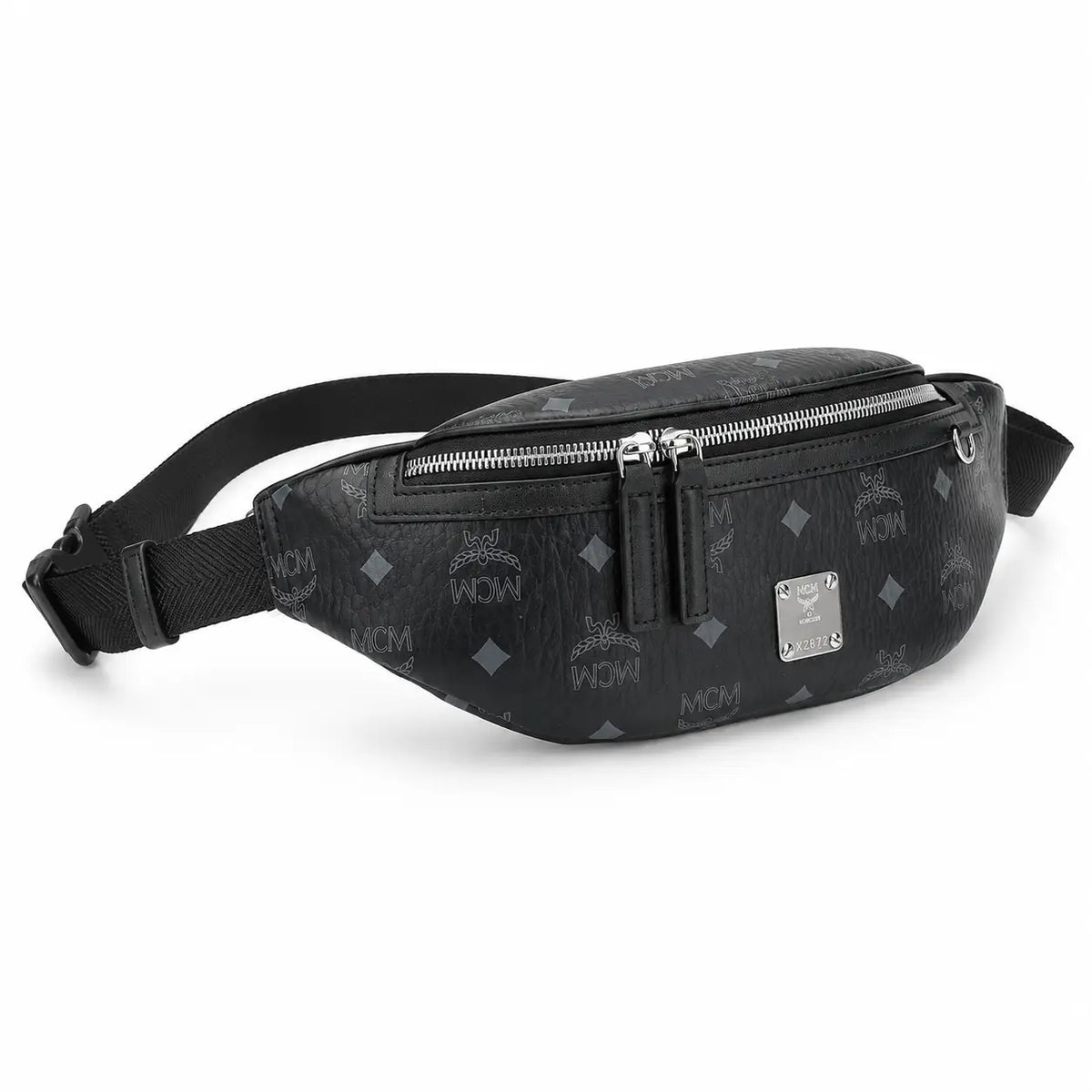 MCM Fursten Series Small Belt Bag (Black)