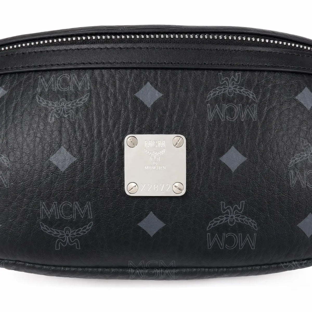 MCM Fursten Series Small Belt Bag (Black)