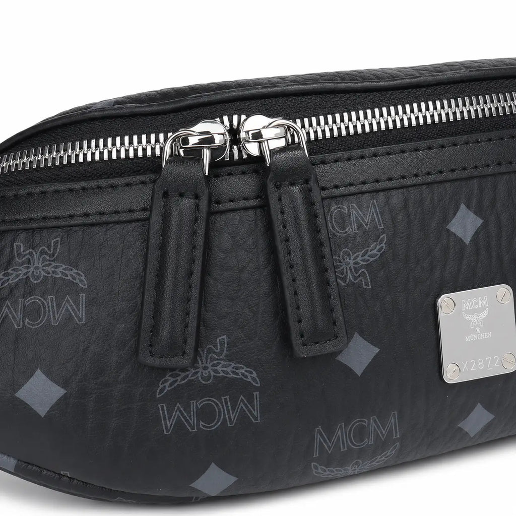 MCM Fursten Series Small Belt Bag (Black)