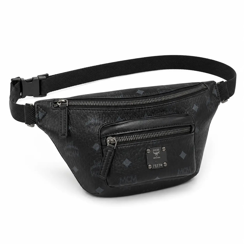 MCM Fursten Medium Waist Bag (Black)