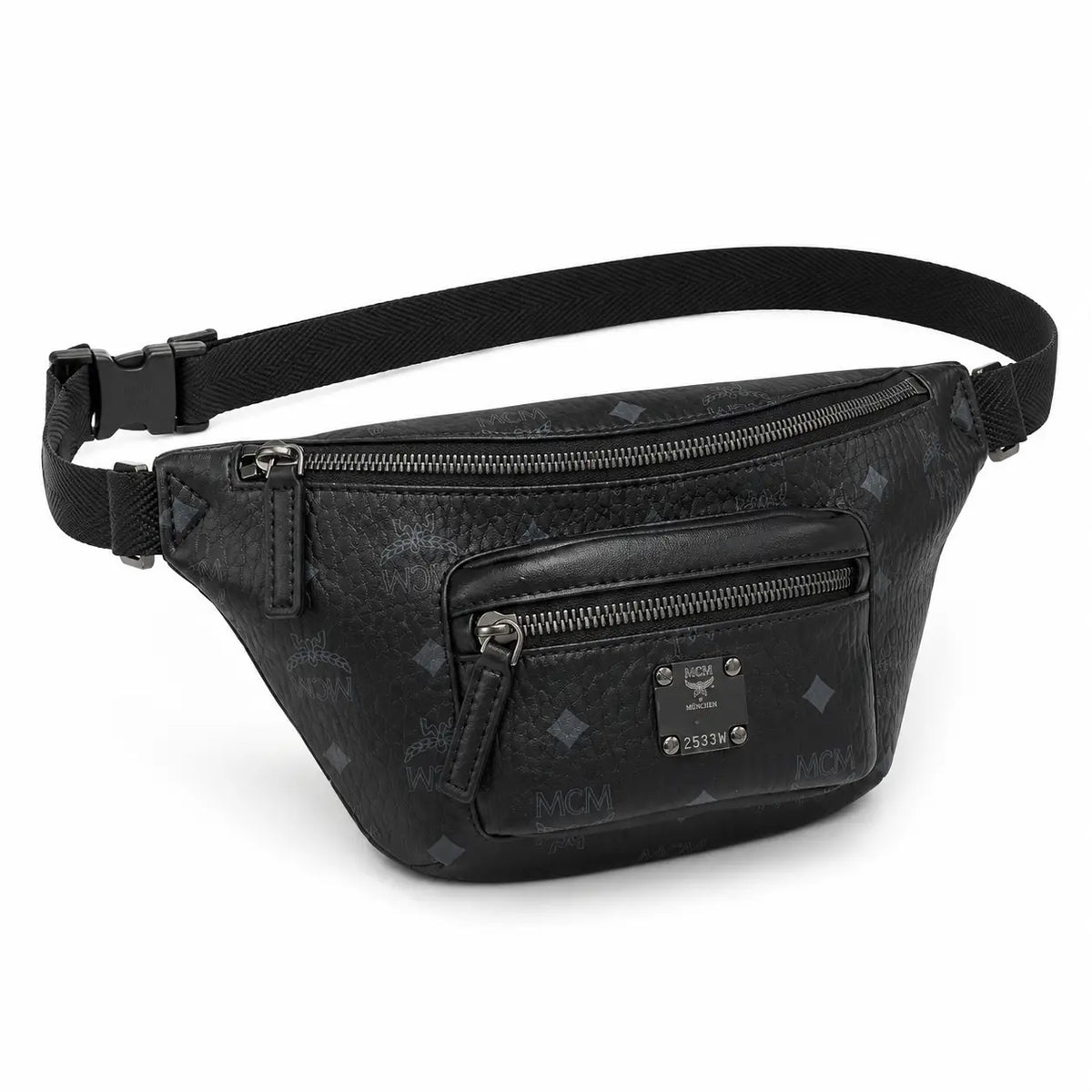 MCM Fursten Medium Waist Bag (Black)