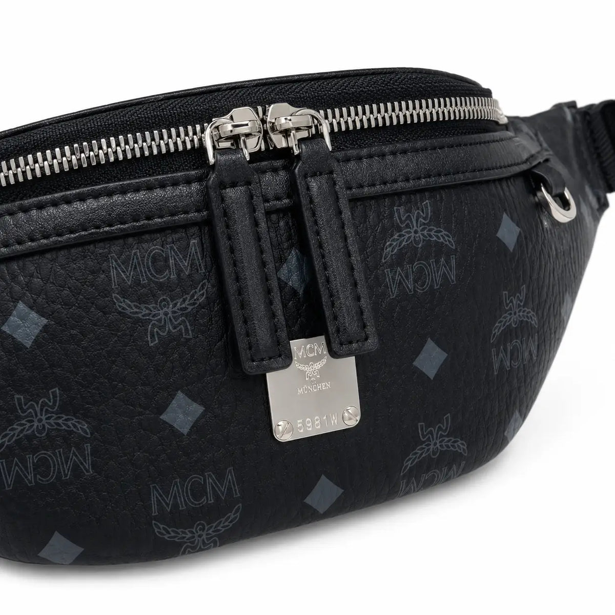 MCM Fursten Medium Belt Bag (Black)