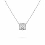 Van Cleef & Arpels Perlée collection clover motif pendant