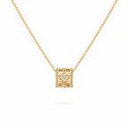 Van Cleef & Arpels Perlée collection clover motif pendant